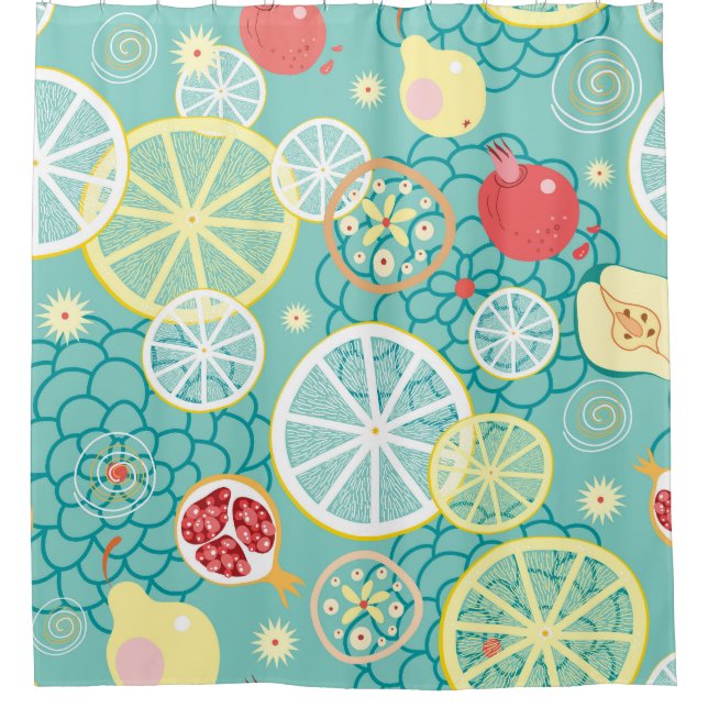 Fruit Texture, Vibrant Background. (Front)