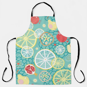 Fruit Texture, Vibrant Background. Apron