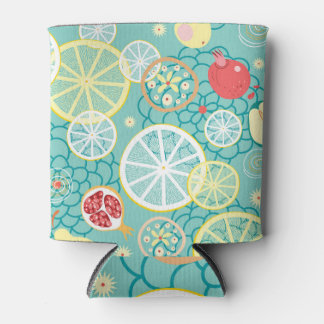 Fruit Texture, Vibrant Background. Can Cooler