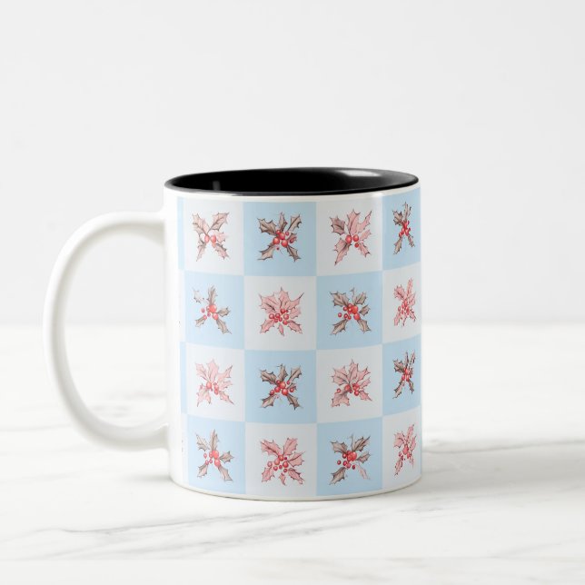 Fruit that reminds me of winter Two-Tone coffee mug (Left)