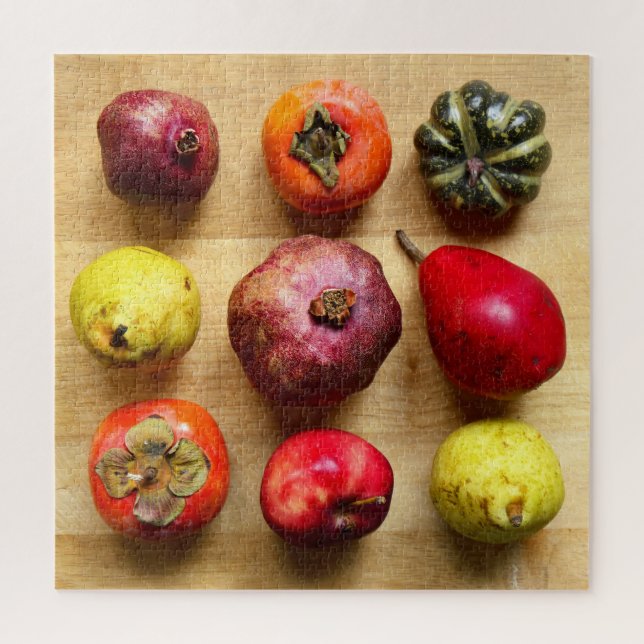 Fruit Tic-tac-toe Jigsaw Puzzle (Vertical)