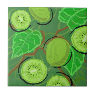 Fruit Tile: Kiwis Tile