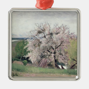 Fruit Tree in Blossom, Bois-le-Roi Metal Ornament