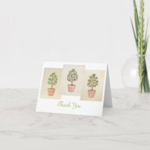 Fruit Tree Trio thank you card