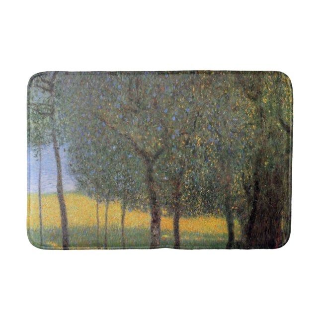 Fruit Trees, Gustav Klimt Bath Mat (Front)