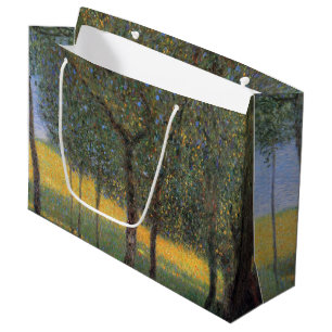 Fruit Trees, Gustav Klimt Large Gift Bag