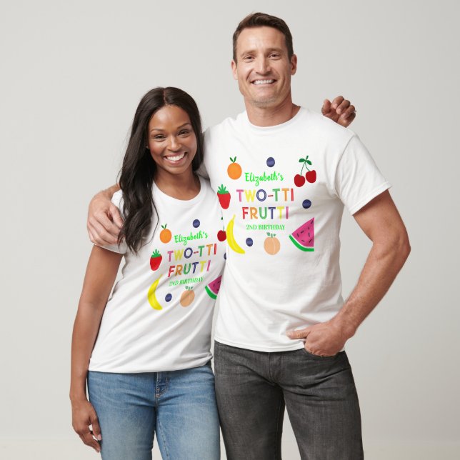 Fruit Two-tti Frutti 2nd Birthday T-Shirt (Unisex)