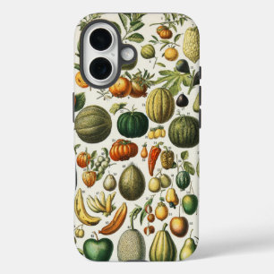 Fruit Vegetable Botanical Scientific Illustration iPhone 16 Case