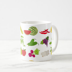 Fruit & Vegetable Mug – Fresh and Colorful Produce