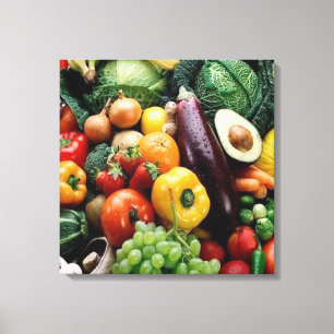 FRUIT VEGETABLES CANVAS PRINT