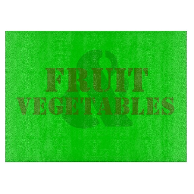 Fruit & Vegetables Cutting Board (Front)