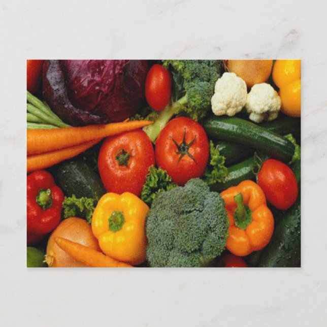 FRUIT & VEGETABLES POSTCARD (Front)