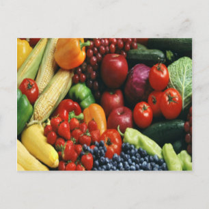 FRUIT & VEGETABLES POSTCARD