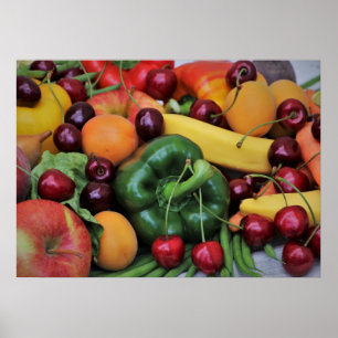 Fruit & Vegetables Poster