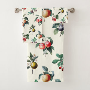 Fruit Vintage de la botanique douce et colorée sur