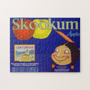 Fruit vintage Étiquette 7 Jigsaw Puzzle