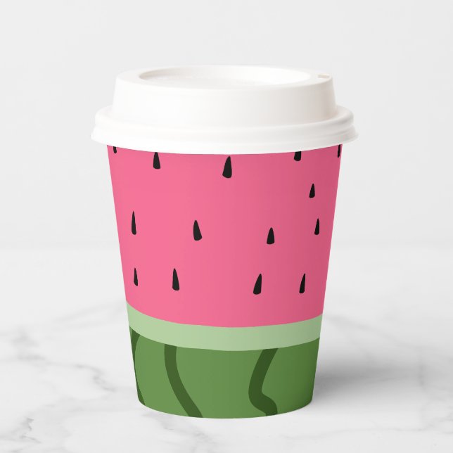 Fruit Watermelon  Paper Cups (Front)