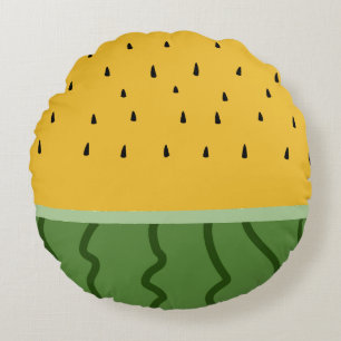 Fruit Watermelon Round Pillow