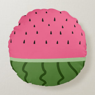 Fruit Watermelon Round Pillow
