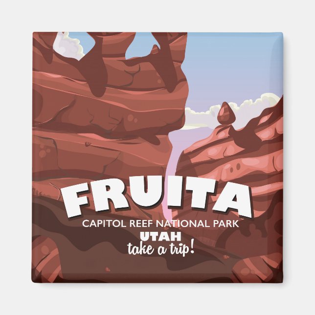 Fruita Capitol Reef National Park Utah Magnet (Front)