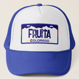Fruita Colorado plaque bleue casquette