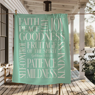 Fruitage of the Spirit Galatoins 5 Sherpa Blanket