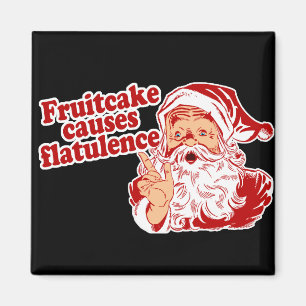 Fruitcake Causes Flatulence Magnet