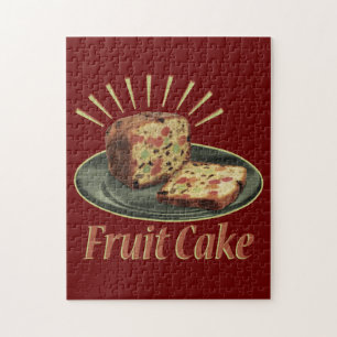 Fruitcake Fruit Cake Jigsaw Puzzle