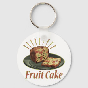 Fruitcake Fruit Cake Keychain