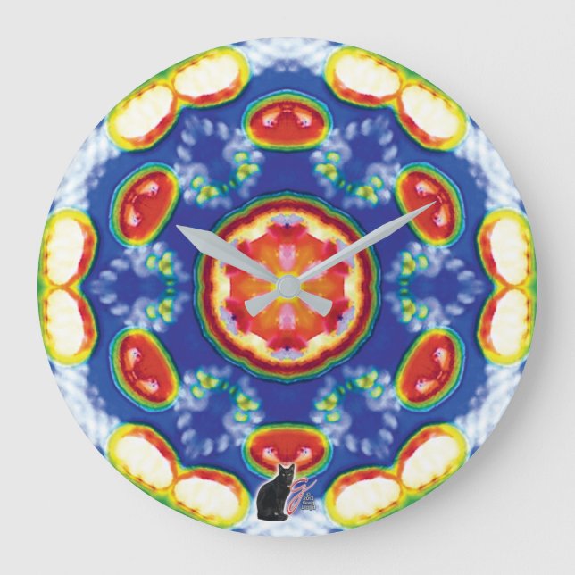 Fruité Tooty Kaleidoscope Grande horloge (Recto)