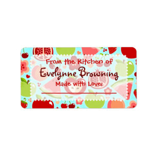 Fruités Cutie Cuisson Personnalisée / Étiquettes J