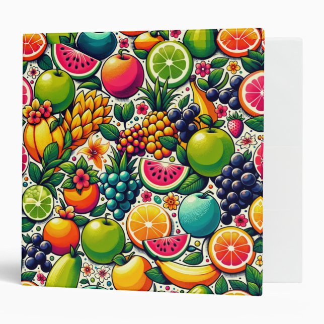 Fruitful Harmony: A Symphony of Nature's Bounty Binder (Front/Inside)