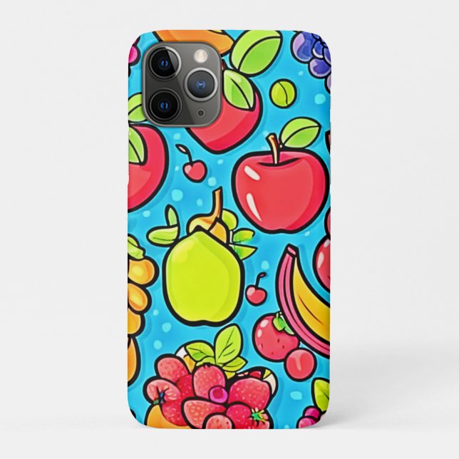 Fruitful Pattern Design Case-Mate iPhone Case (Back)
