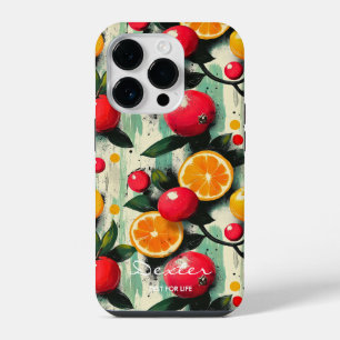 Fruitful Vibrance with Citrus and Berry Delight iPhone 14 Pro Case