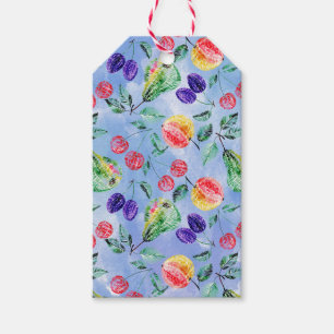 Fruits and berries. gift tags