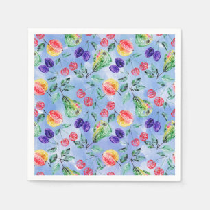 Fruits and berries. napkin