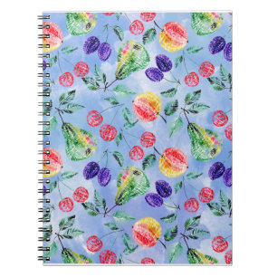 Fruits and berries. notebook
