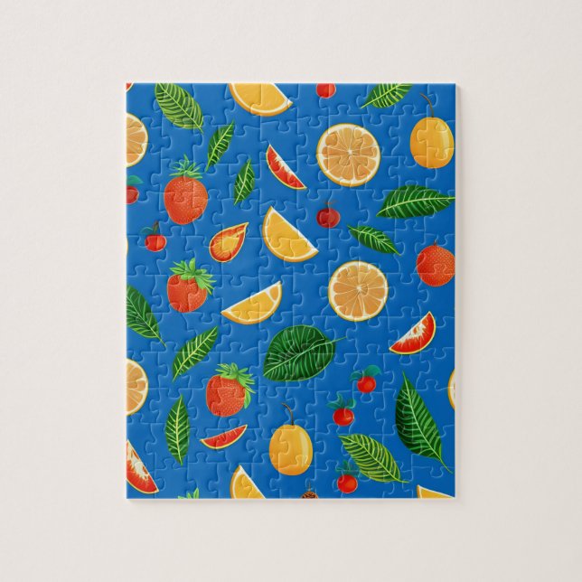 Fruits and Green Leaves Jigsaw Puzzle (Vertical)