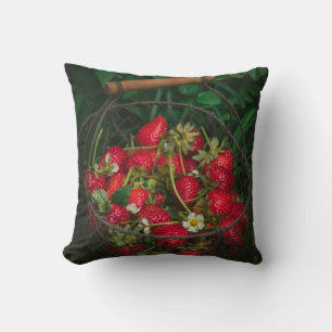 Fruits And Vegetables Throw Pillow