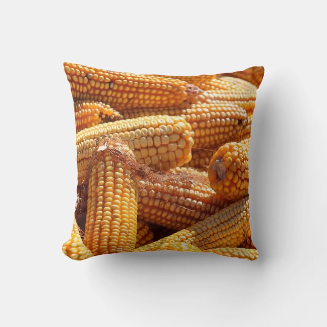 Fruits And Vegetables Throw Pillow (Front)