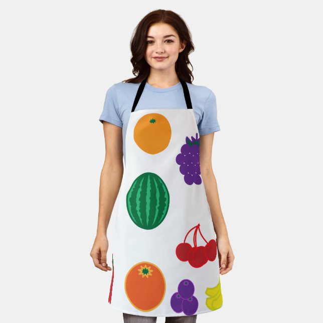 Fruits Art Apron (Worn)