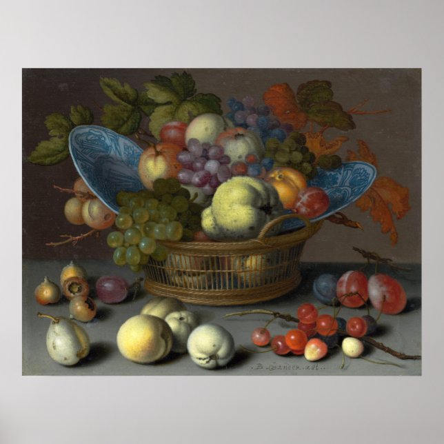 Fruits - Balthasar van der Ast Fine Art Poster (Front)