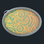 Fruits Belt Buckle<br><div class="desc">banana, apple, orange, cherry, watermelon</div>