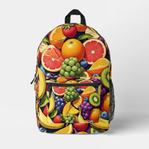 Fruits blast  printed backpack