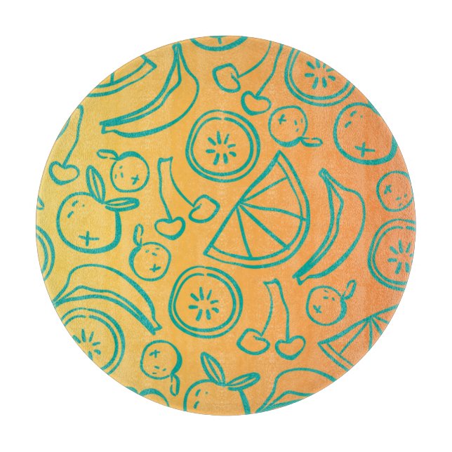 Fruits Cutting Board (Front)