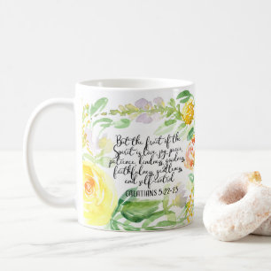 Fruits de l'esprit   Mug de café d'art chrétien