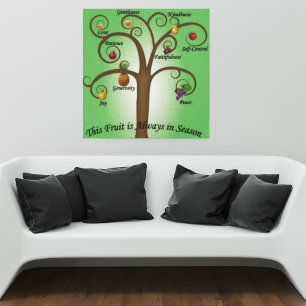 Fruits de l'Esprit Toile Stretched Art Mur