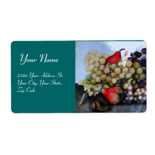 FRUITS DE SAISON 1 - RAISONS ET POIRS vert