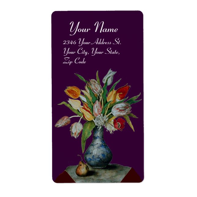 FRUITS DE SAISON -TULIPS, violet (Devant)