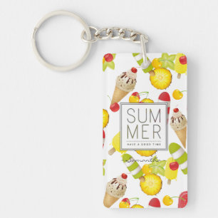 Fruits d'été et plaisirs de la glace